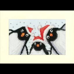 Penguin Selfie Cross Stitch Kit