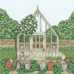A Country Estate: Greenhouse Cross Stitch Kit