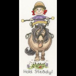 Hold Steady! Cross Stitch Kit