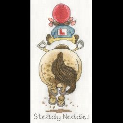 Steady Neddie! Cross Stitch Kit
