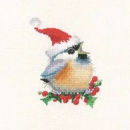 Valerie Pfeiffer Christmas Chick Cross Stitch Kit