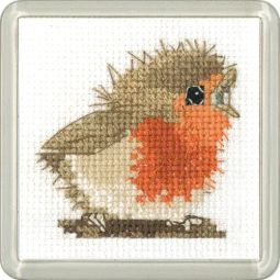 Reggie Cross Stitch Coaster Kit