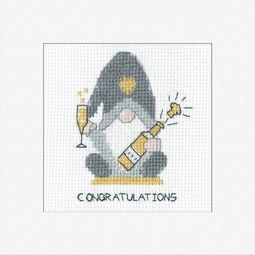 Gonk - Congratulations Card Cross Stitch Kit