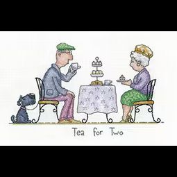 Tea for Two Cross Stitch Kit by Peter Underhill