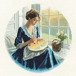Annabel cross stitch kit by John Clayton