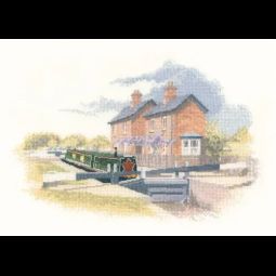 Through The Lock Cross Stitch Kit by John Clayton