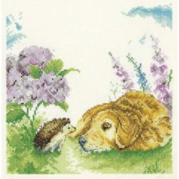 Hydrangea Hideaway Cross Stitch Kit by Sarah Reilly