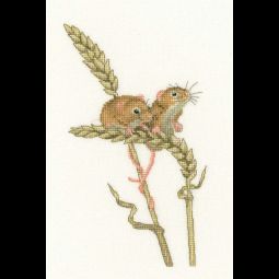 Harvest Mice Cross Stitch Kit by Peter Underhill