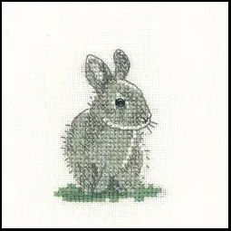 Little Friends Baby Rabbit Cross Stitch Kit