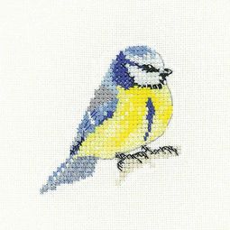 Little Friends Blue Tit Cross Stitch Kit