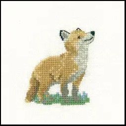 Little Friends Fox Cub Cross Stitch Kit