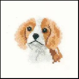 Little Friends Spaniel Puppy Cross Stitch Kit