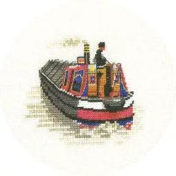 Heritage Classics Traditional Narrow Boat Cross Stitch Kit