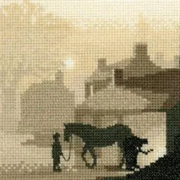 Silhouettes Winter Shoes Cross Stitch Kit