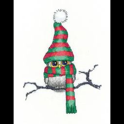 Ollie Owl cross stitch kit by Peter Underhill