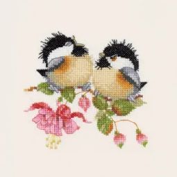 Valerie Pfeiffer Fuchsia Chick-chat Cross Stitch Kit