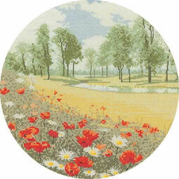 Summer Meadow (Circles) Cross Stitch Kit