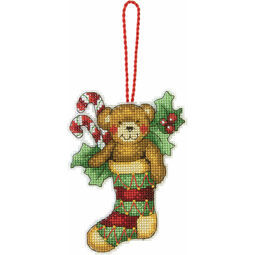 Bear Ornament Cross Stitch Kit