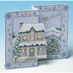 Winter Wonderland Deluxe 3D Christmas Card Cross Stitch Kit