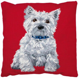 Westie Cushion Front Tapestry Kit