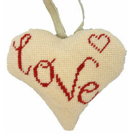 Love Lavender Heart Tapestry Kit