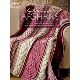 Last Minute Knitted Afghans Book