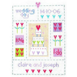 Wedding Sampler Cross Stitch Kit