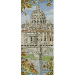 St Peter's Basilica Cross Stitch Kit