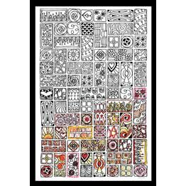 Design Works Cubist - Zenbroidery Fabric Pack