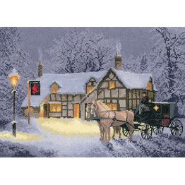 Christmas Inn Cross Stitch Kit