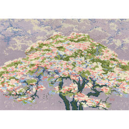 A Tree In Blossom Cross Stitch Kit