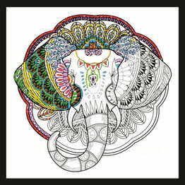 Elephant Zenbroidery Fabric Pack