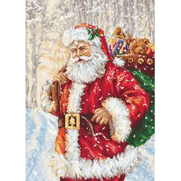 Santa's Sack Cross Stitch Kit