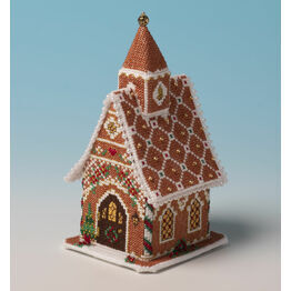 Gingerbread Chapel 3D Cross Stitch Kit