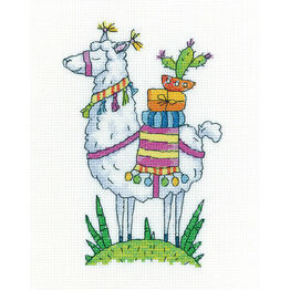 Llama Cross Stitch Kit by Karen Carter