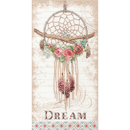Floral Dreamcatcher Cross Stitch Kit