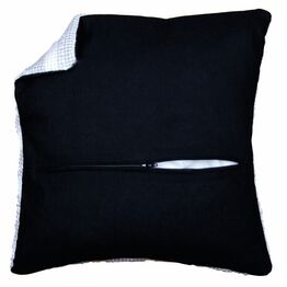 Vervaco Black Cushion Back With Zipper (45 x 45cm)