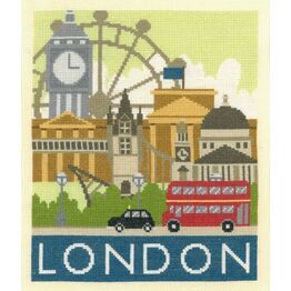 London Cityscapes Cross Stitch Kit