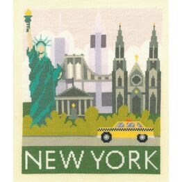 New York Cityscapes Cross Stitch Kit