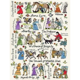 The Brontës Literature Cross Stitch Kit