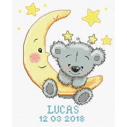 Lucas Birth Sampler Cross Stitch Kit