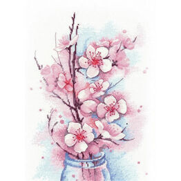Apple Blossom Cross Stitch Kit