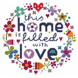 Filled With Love Cross Stitch Kit