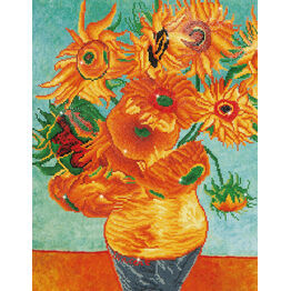 Sunflowers (Van Gogh) Diamond Dotz Kit