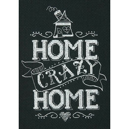 Home Crazy Home Cross Stitch Kit