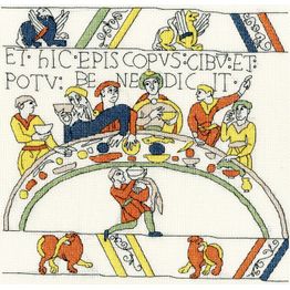 Bayeux Tapestry: The Bishop's Feast Cross Stitch Kit