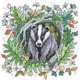 Badger Cross Stitch Kit