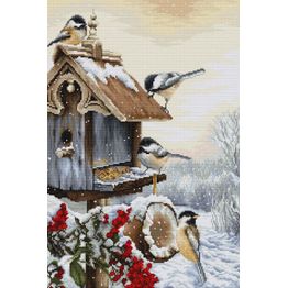 Bird House Cross Stitch Kit