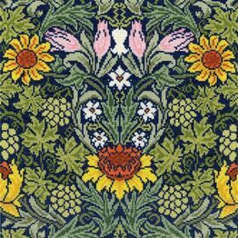 William Morris Sunflowers Cross Stitch Kit