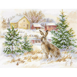 Winter Day Counted Cross Stitch Kit
